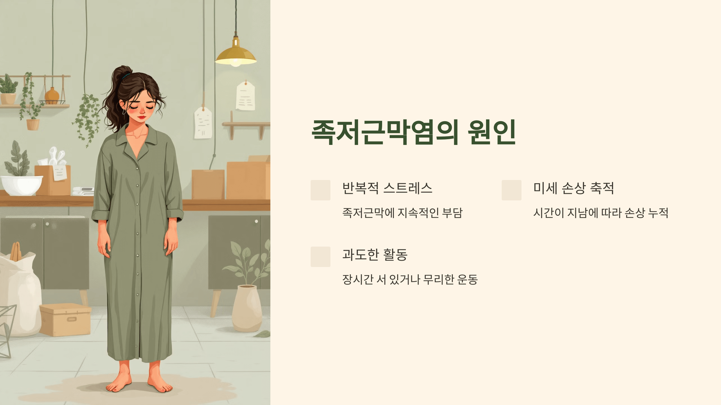 족저근막염과 관련된 사진입니다.