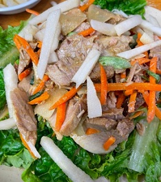 돼지고기겨자무침