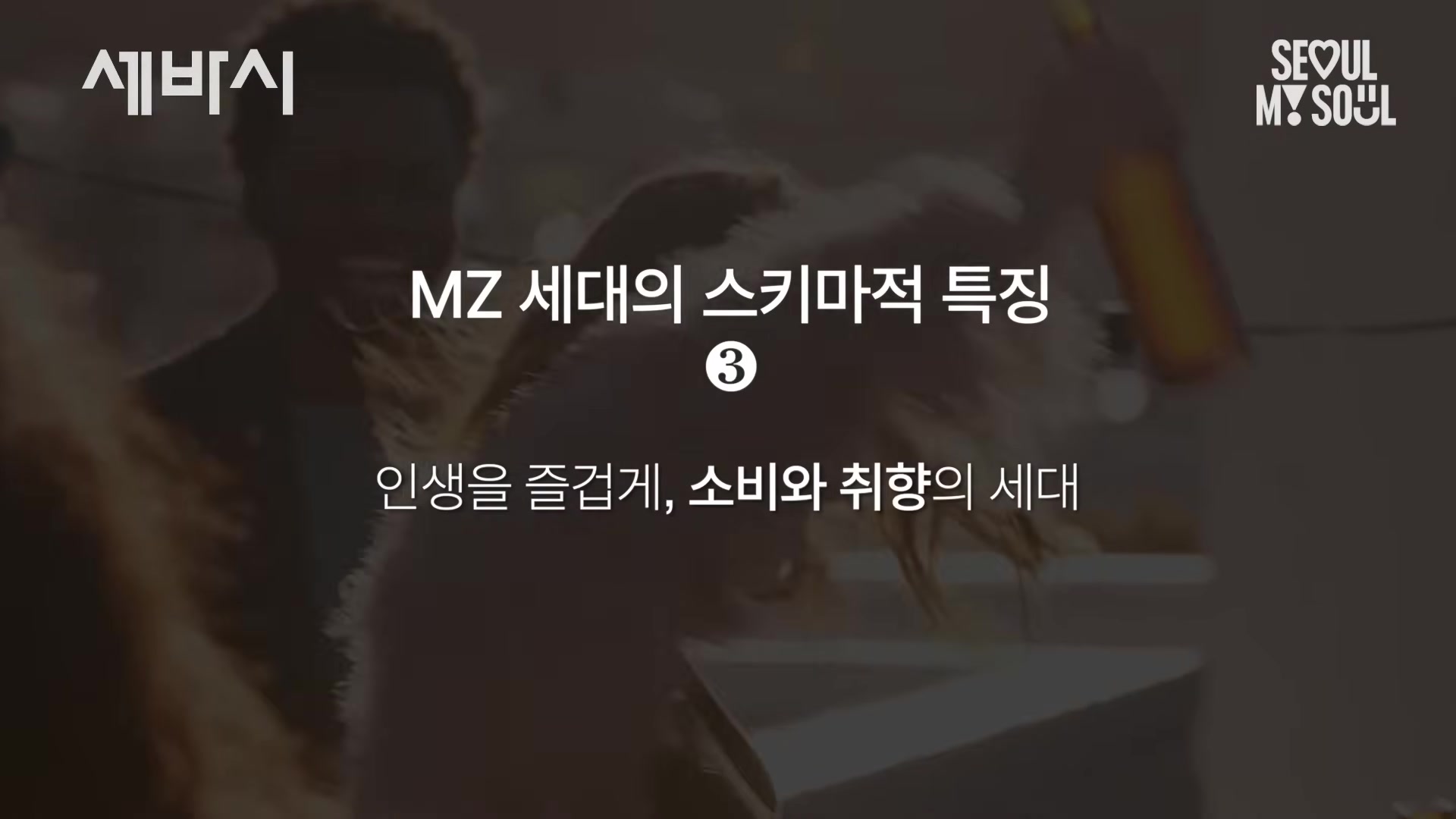 인생을 즐겁게, 소비와 취향의 세대