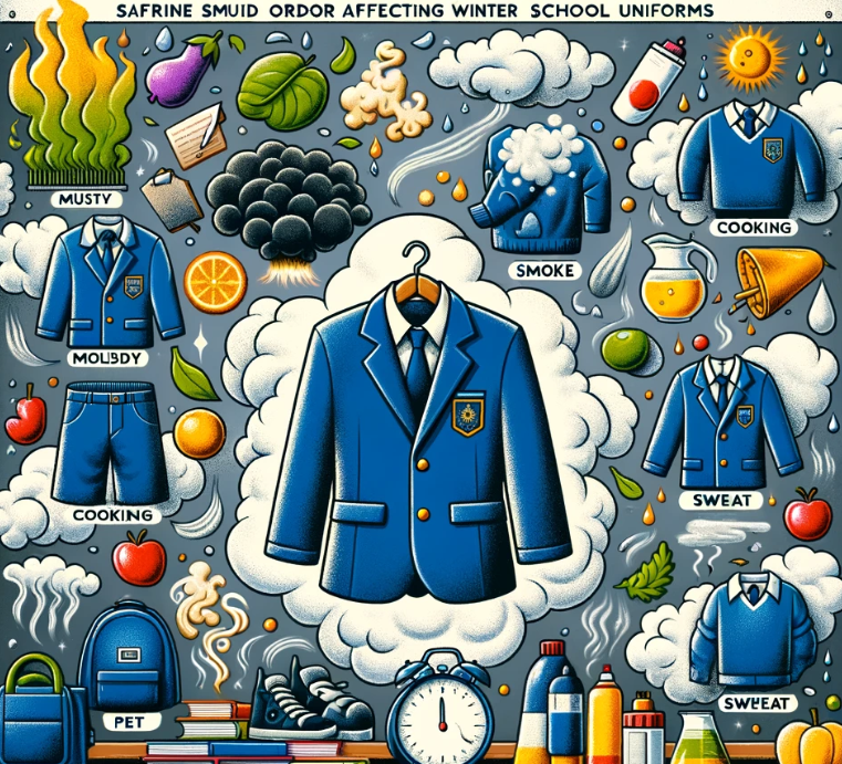 교복 다양한 냄새 제거 방법