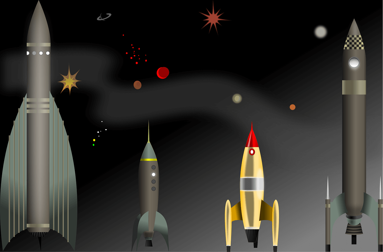 우주선 관련 그림