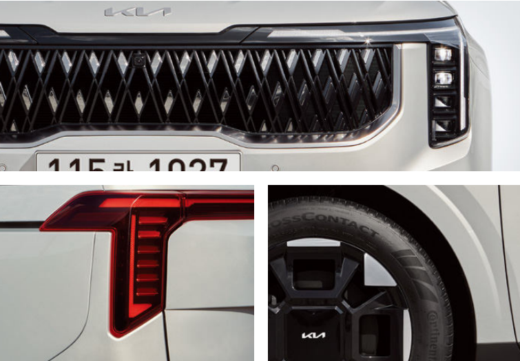 카니발 하이브리드의 외관 디자인