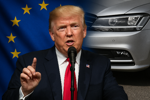 도널드트럼프 대통령의 EU 관세 예고