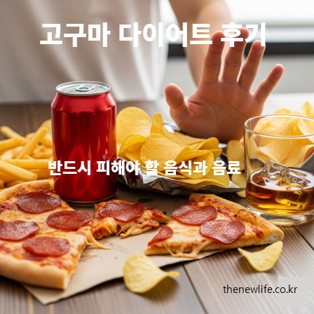 피자, 감자튀김, 과자, 탄산음료, 술 등 다이어트에서 반드시 피해야 할 음식과 음료