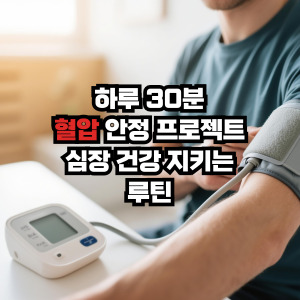 혈압 낮추는 건강루틴