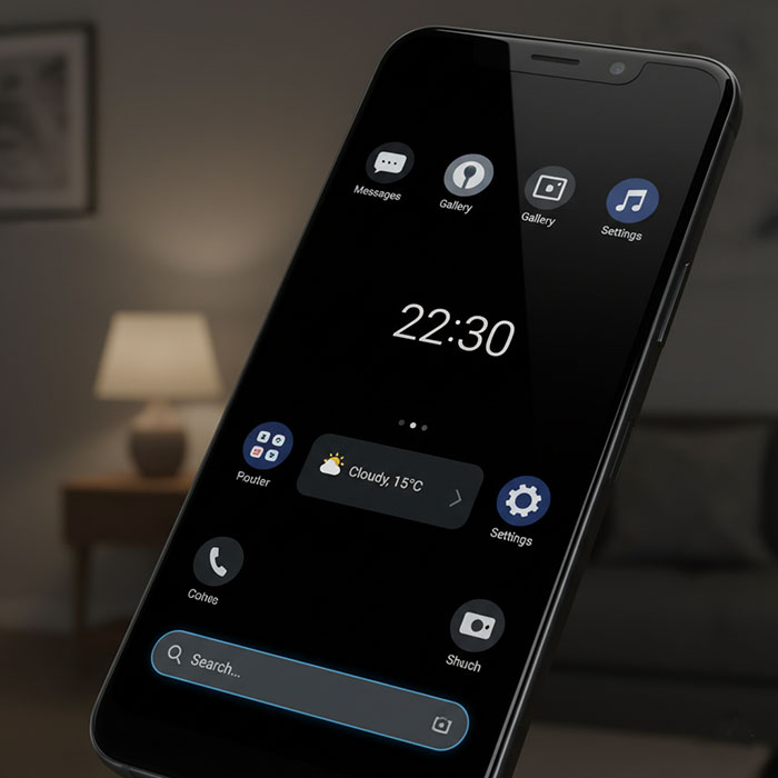 휴대폰 다크모드