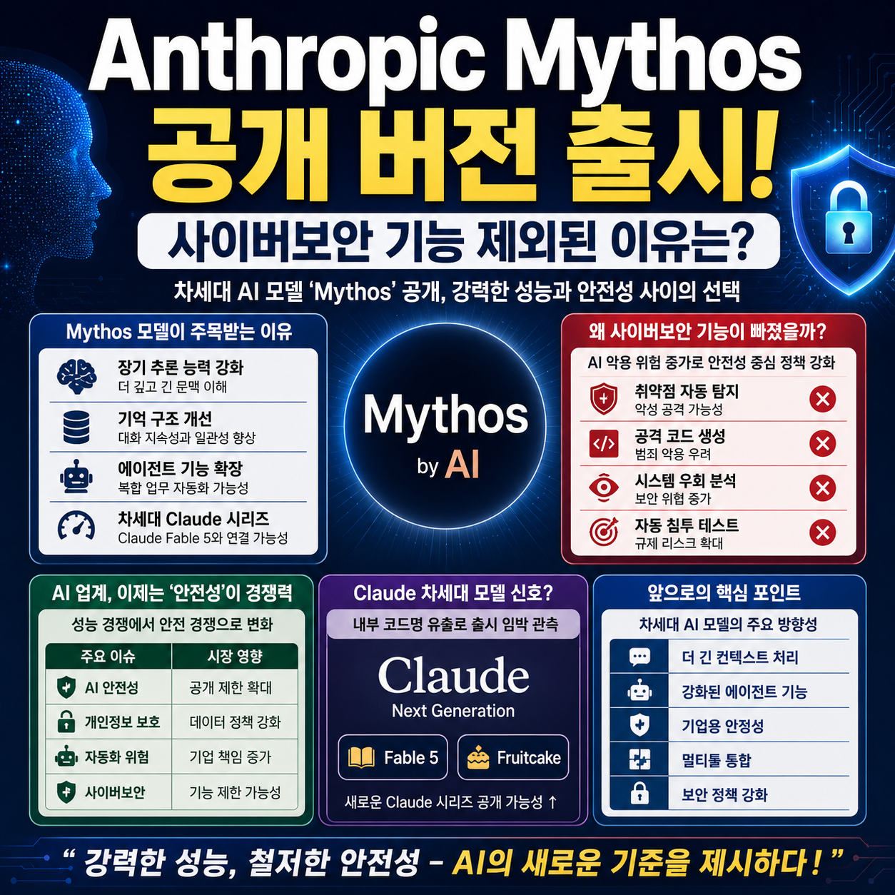 Anthropic Mythos 공개 버전 출시 소식