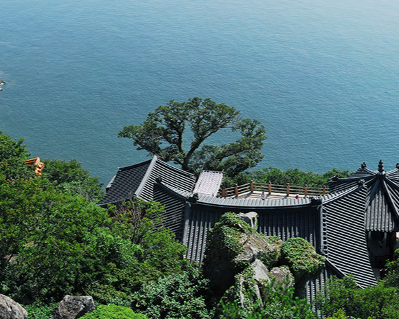 기와, 바다,나무,산 절