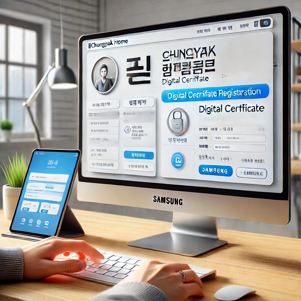 청약홈 인증서 등록