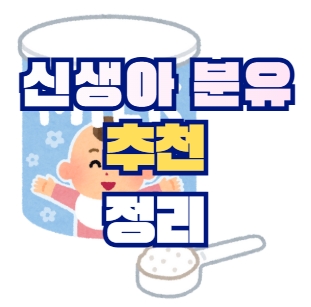 신생아 분유 추천 정리