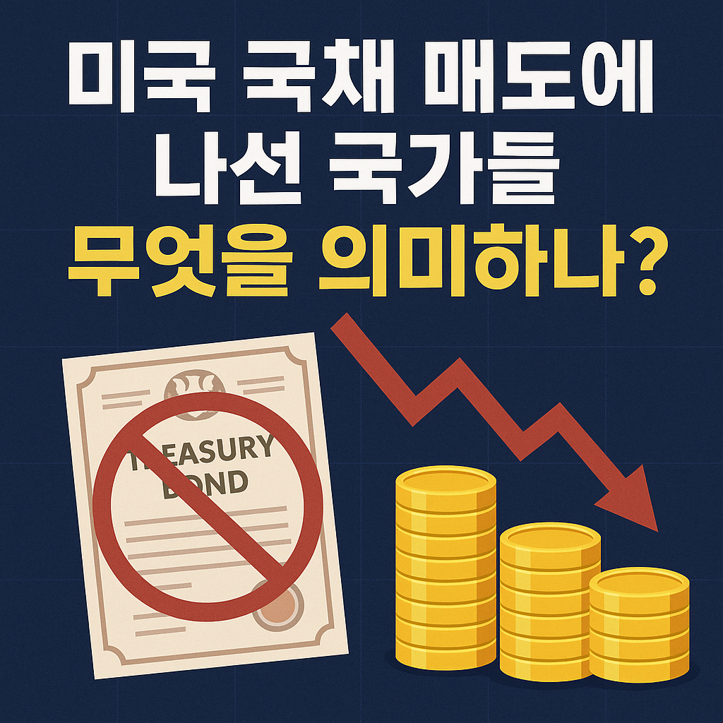 미국 국채 매도에 나선 국가들, 무엇을 의미하나?