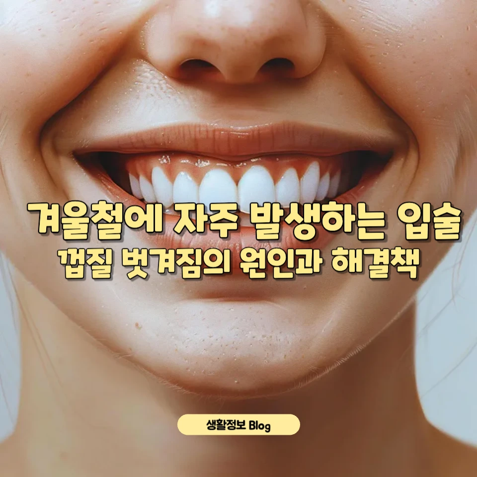 입술 껍질이 자꾸 벗겨지는 원인과 해결책