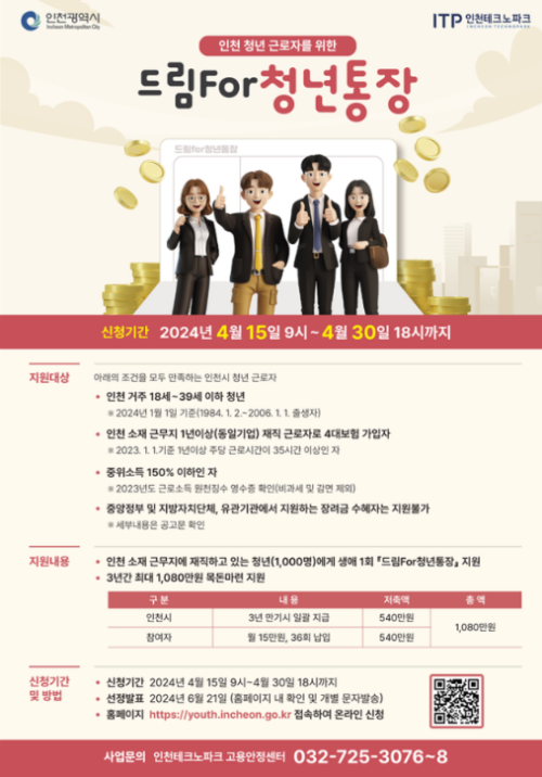 인천시-드림포-청년통장-정보