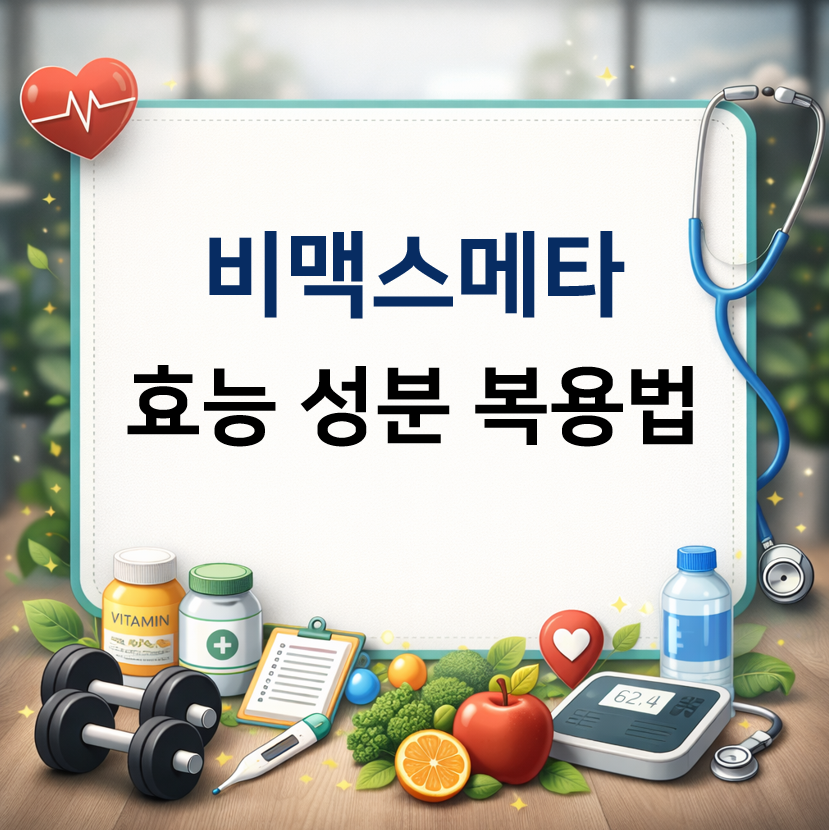 비맥스메타 효능 성분 가격 복용법 완벽 정리