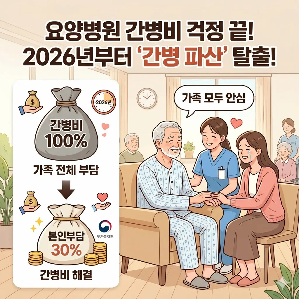 요양병원 간병비 급여화 2026 본인부담 경감 대상 신청방법 총정리