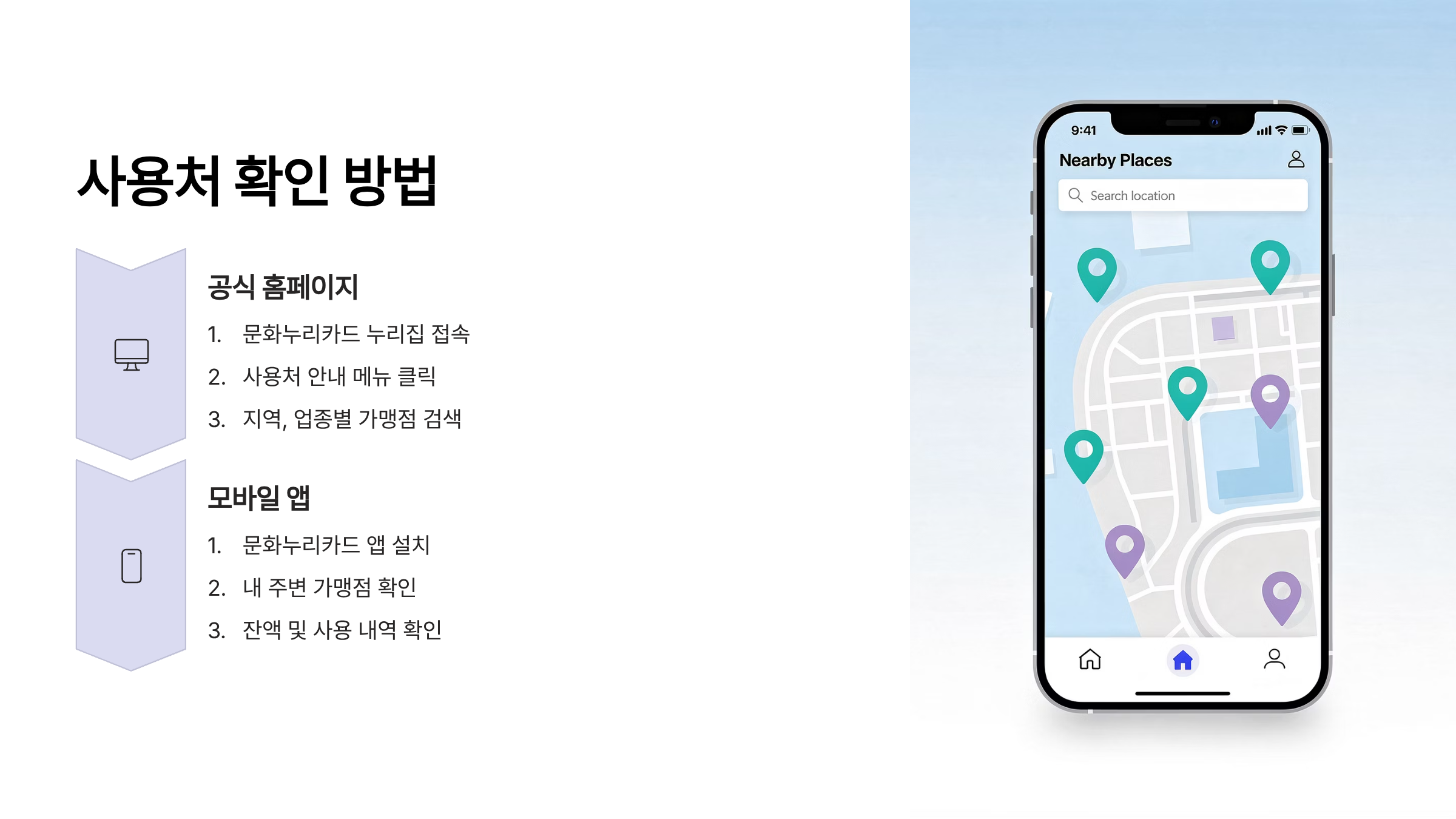 문화누리카드 사용처 확인