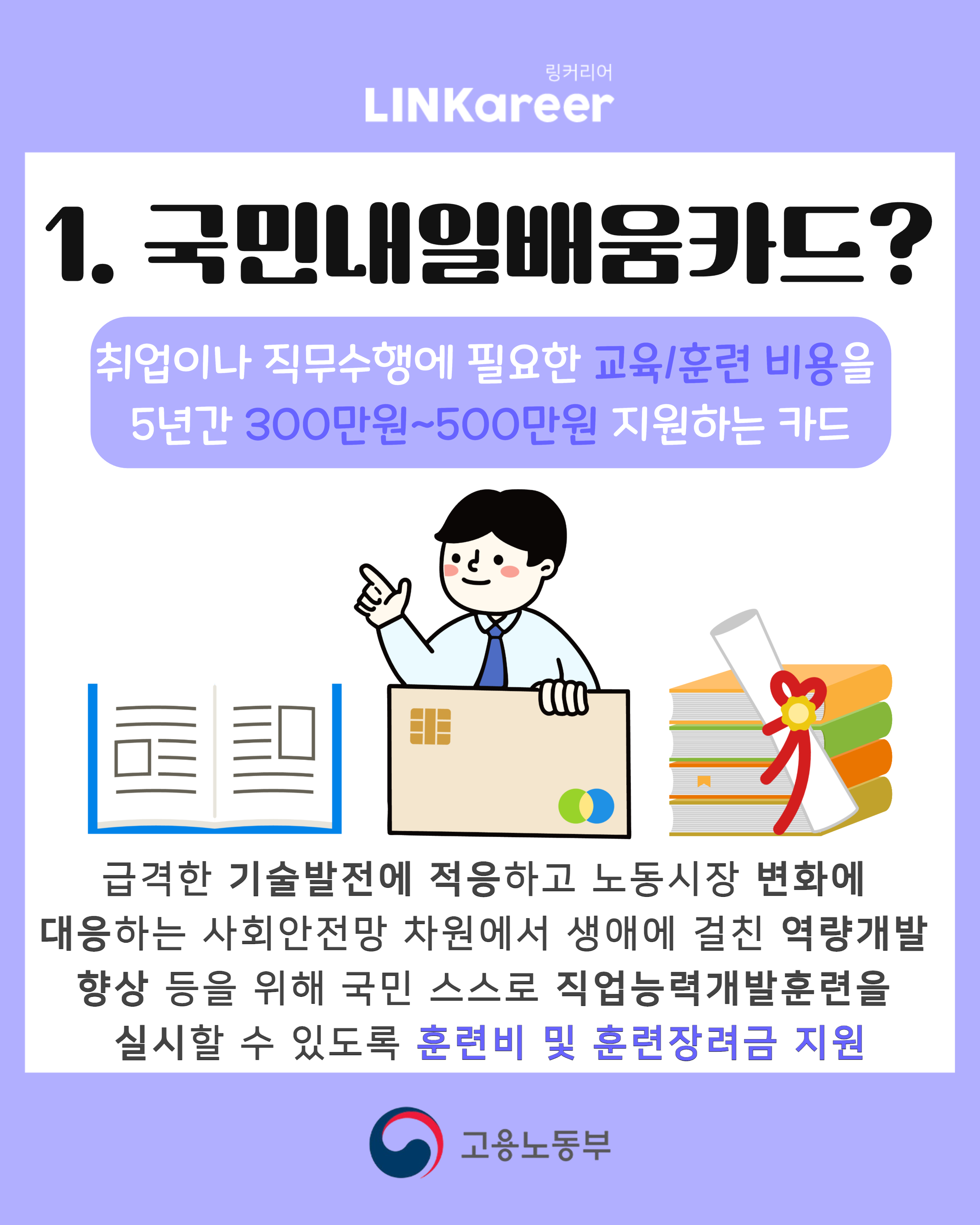 국민내일배움카드 500만원 교육비