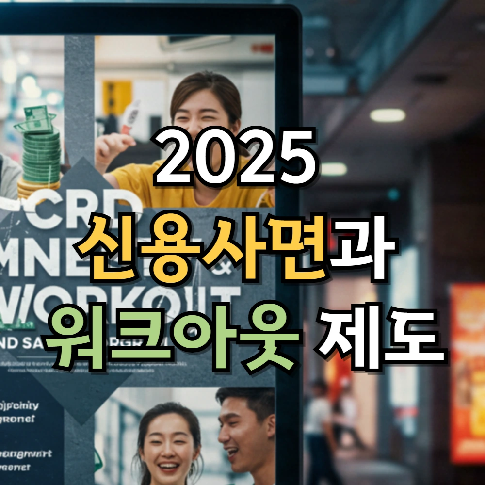 2025년 신용사면과 워크아웃 제도의 모든 것