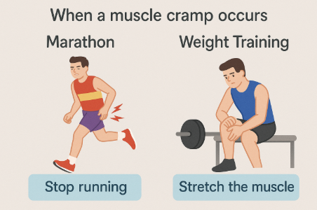 마라톤과 웨이트트레이닝 중 근육경련이 날 때 대처법 (근수축, 이완법, 실전 팁) 사진