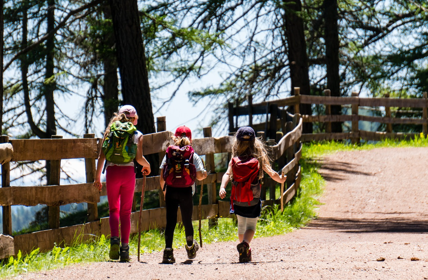 봄철 운동 관련 등산사진