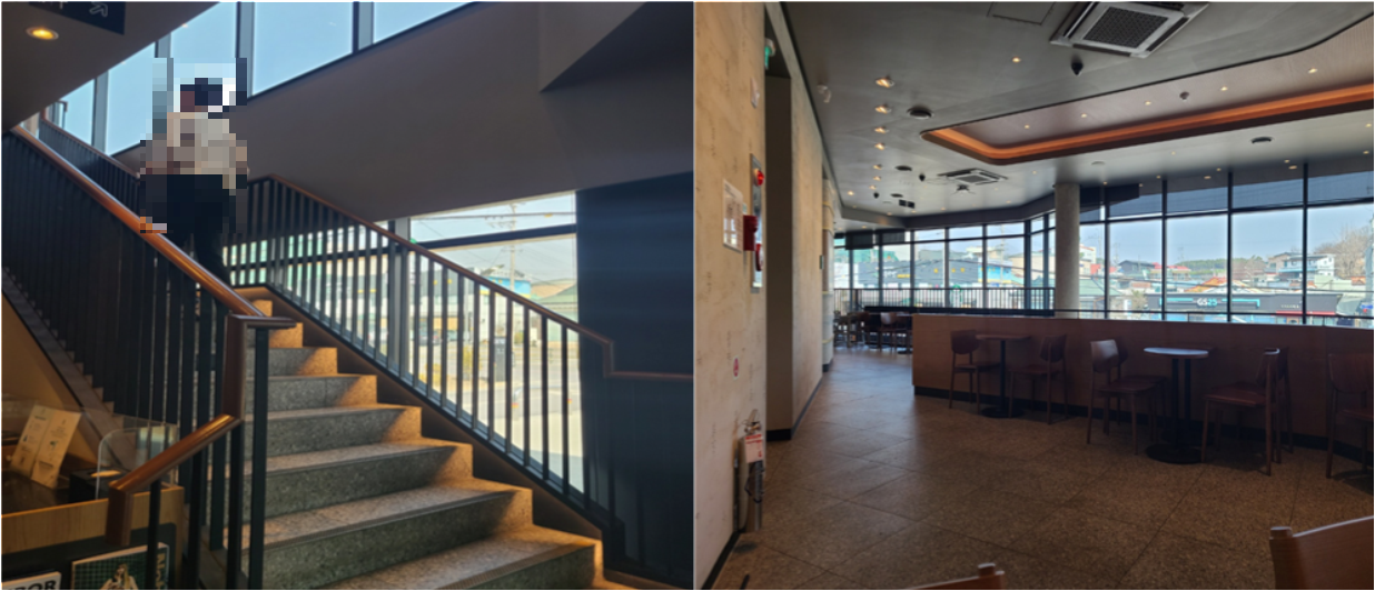 파주 문산 스타벅스 드라이브 스루 2층