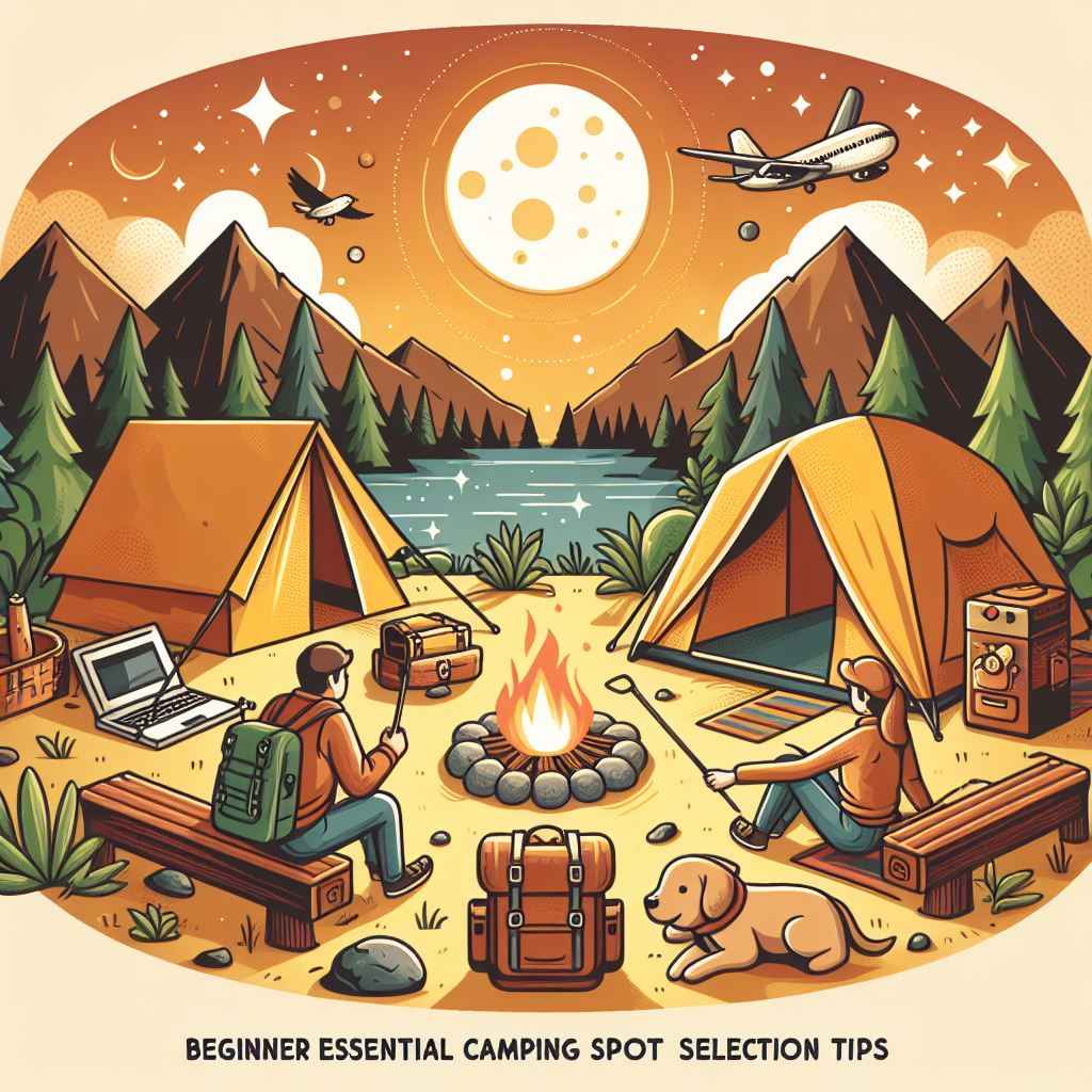 캠핑 장소 선택