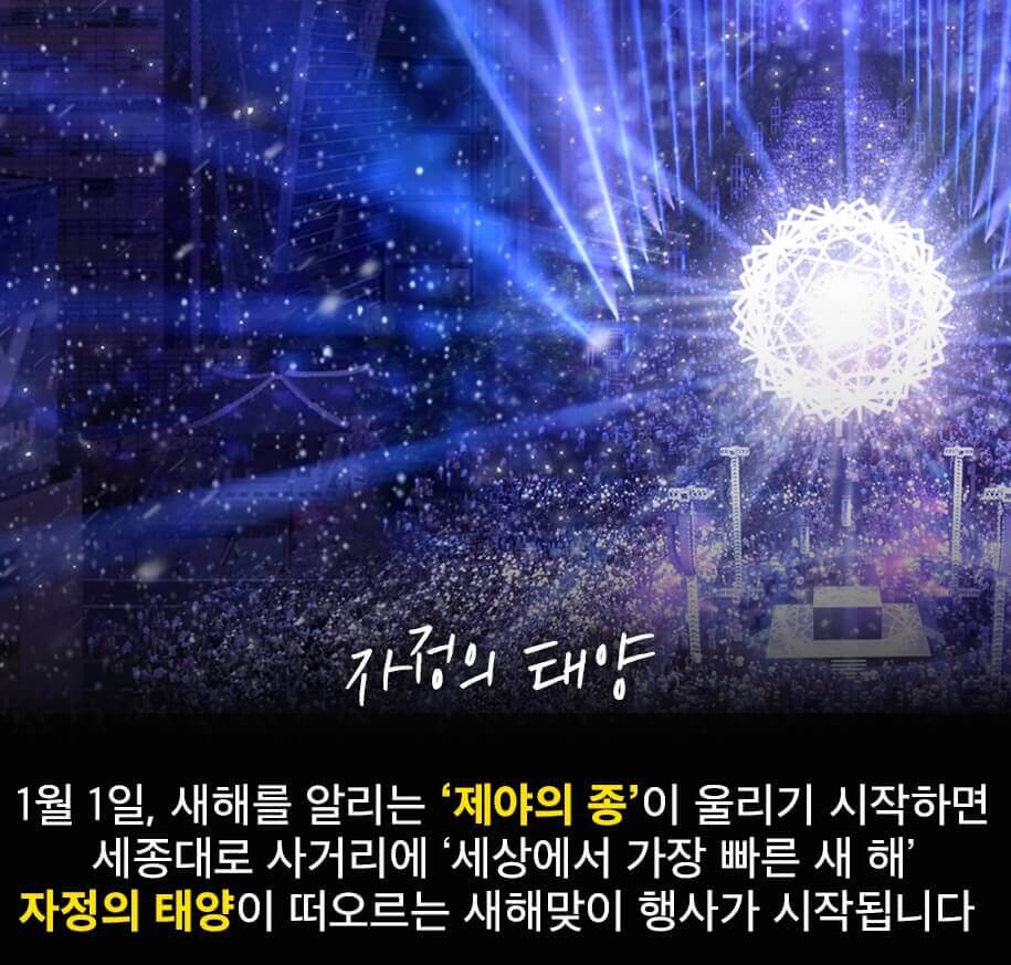 서울시 자정의 태양 행사 홍보 포스터