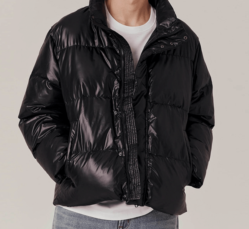 유광 패딩 사진