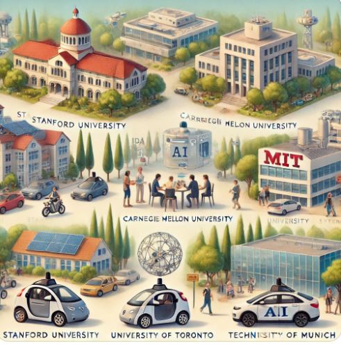 자율주행 기술 연구가 활발한 AI 대학 추천