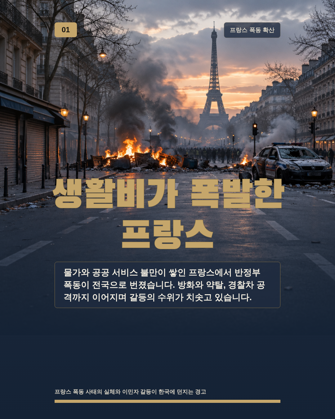 생활비가 폭발한 프랑스