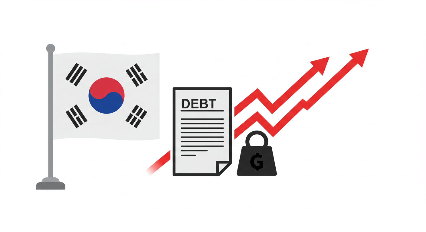 &quot;자녀세대에 전가되는 재정적 부담&quot;에 대한 이미지입니다.