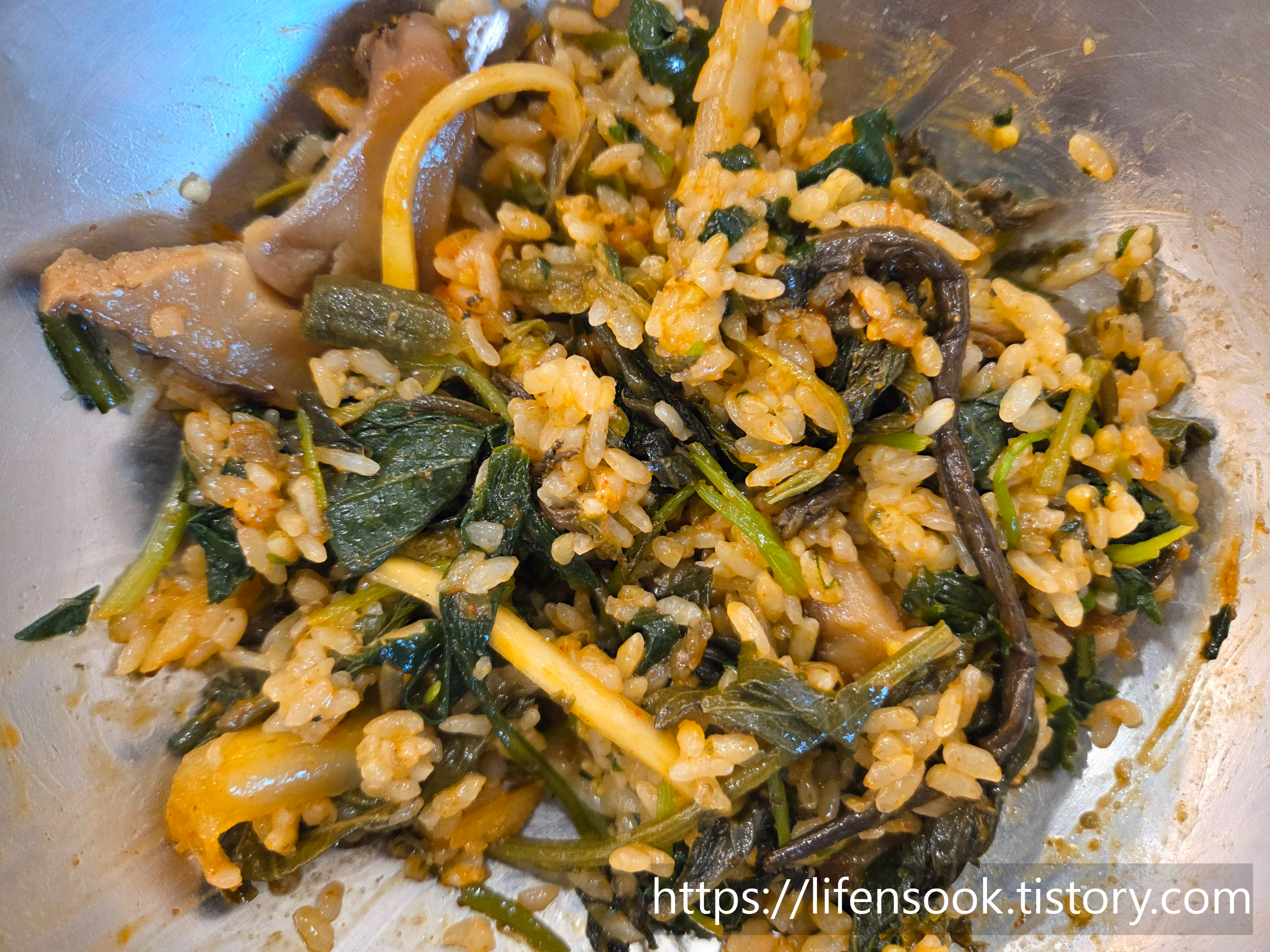 부일식당 산채정식 산채비빔밥 2