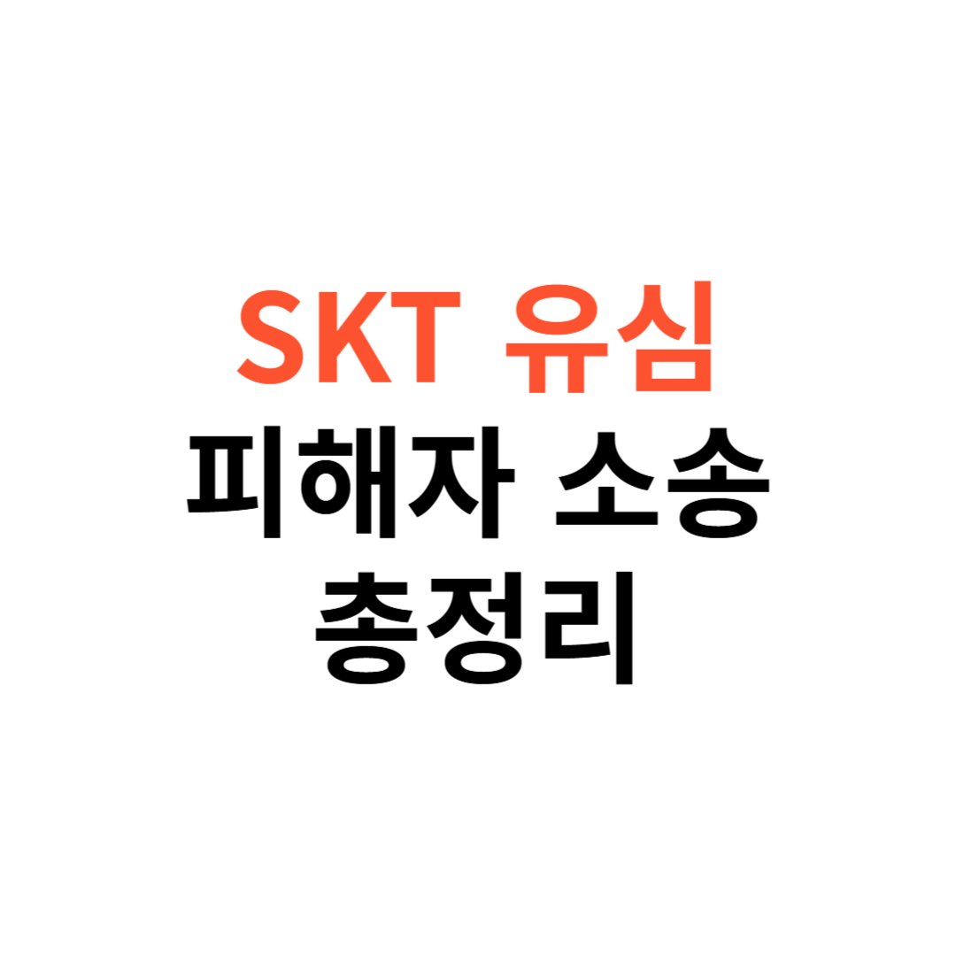 SKT 유심 해킹 피해자 집단소송