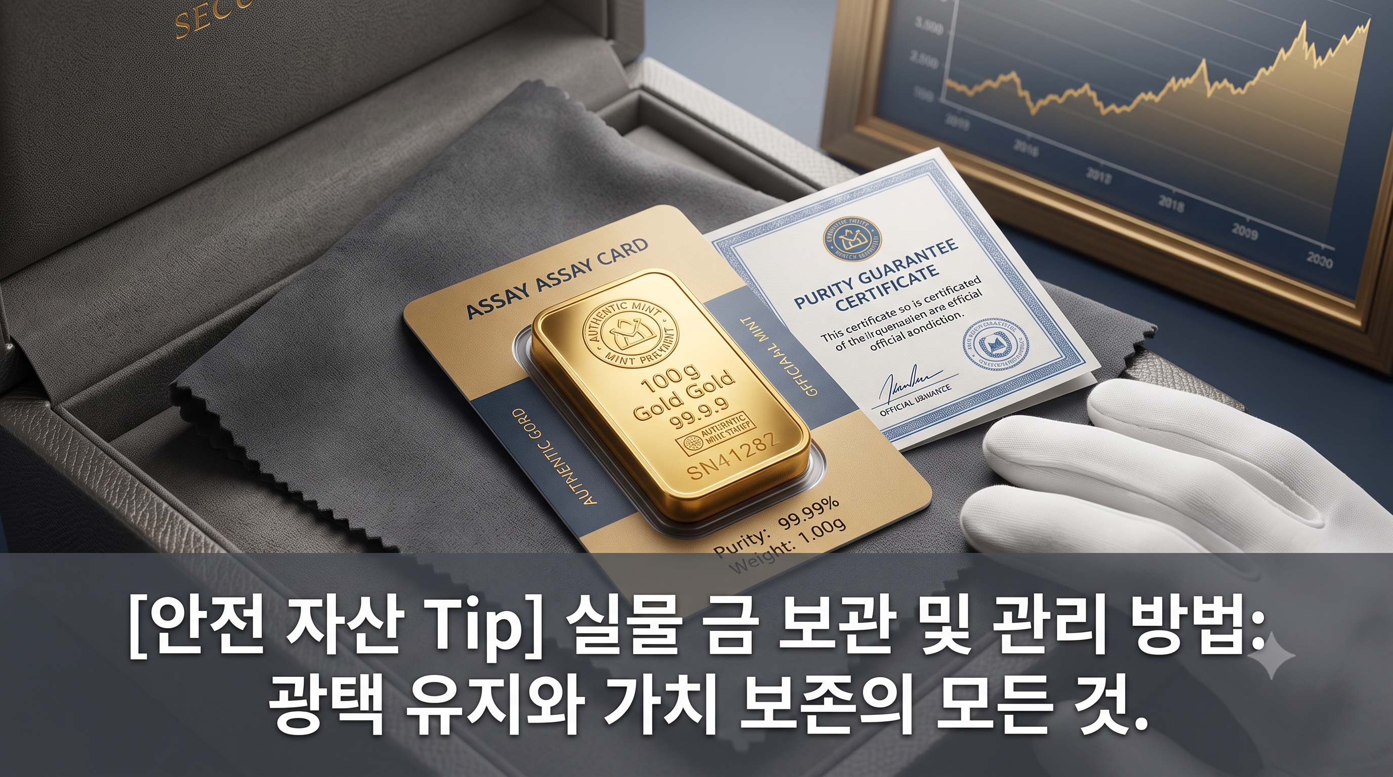 실물 금 보관 방법과 가치 보존 전략: 변색 방지부터 감정서 관리까지