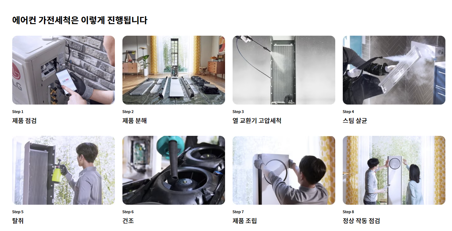 에어컨셀프청소 필터청소교체방법 엘지에어컨세척가격