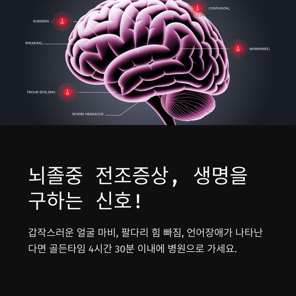 뇌졸중 전조증상