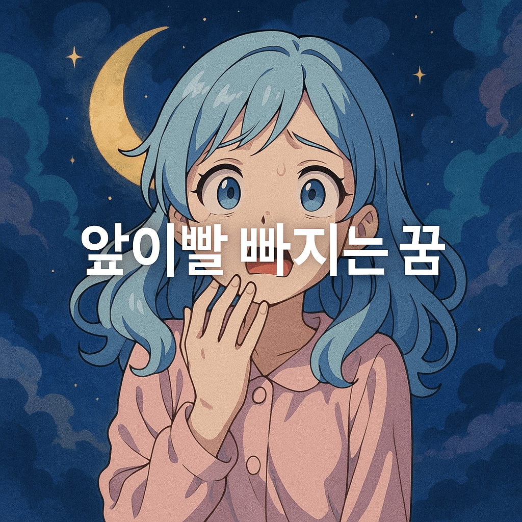 앞이빨 빠지는 꿈 해몽