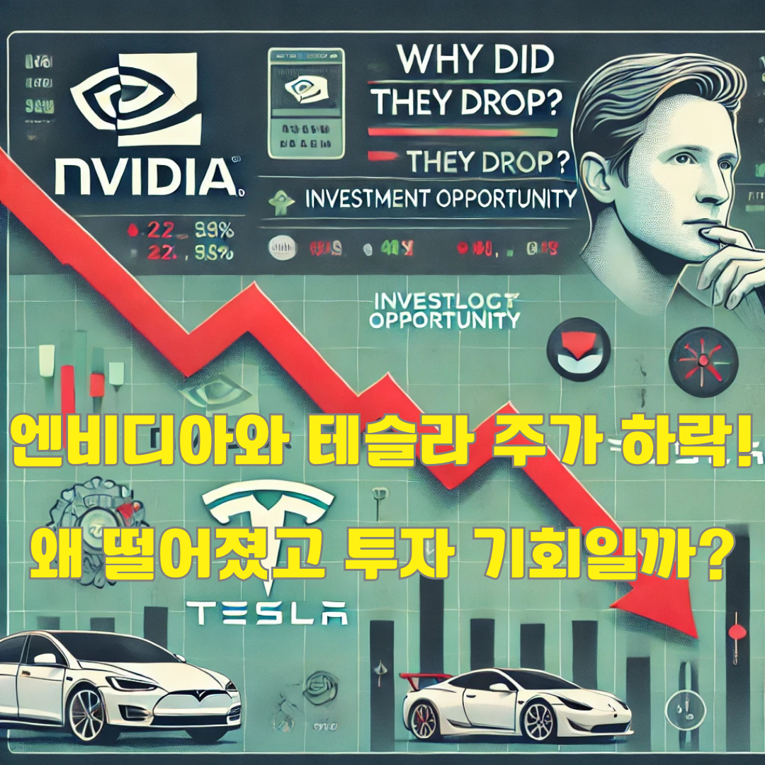 엔비디아와 테슬라 주가 하락: 왜 빠졌을까? 주식 시장 분석