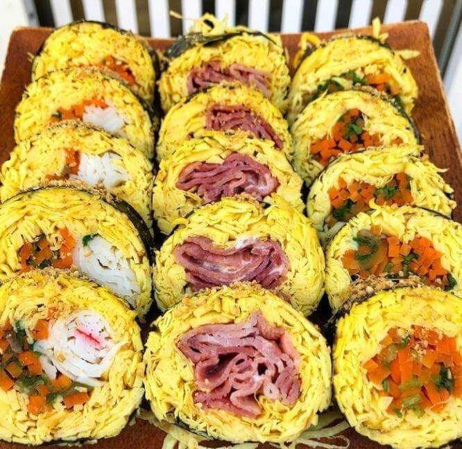 생방송오늘저녁 지단김밥