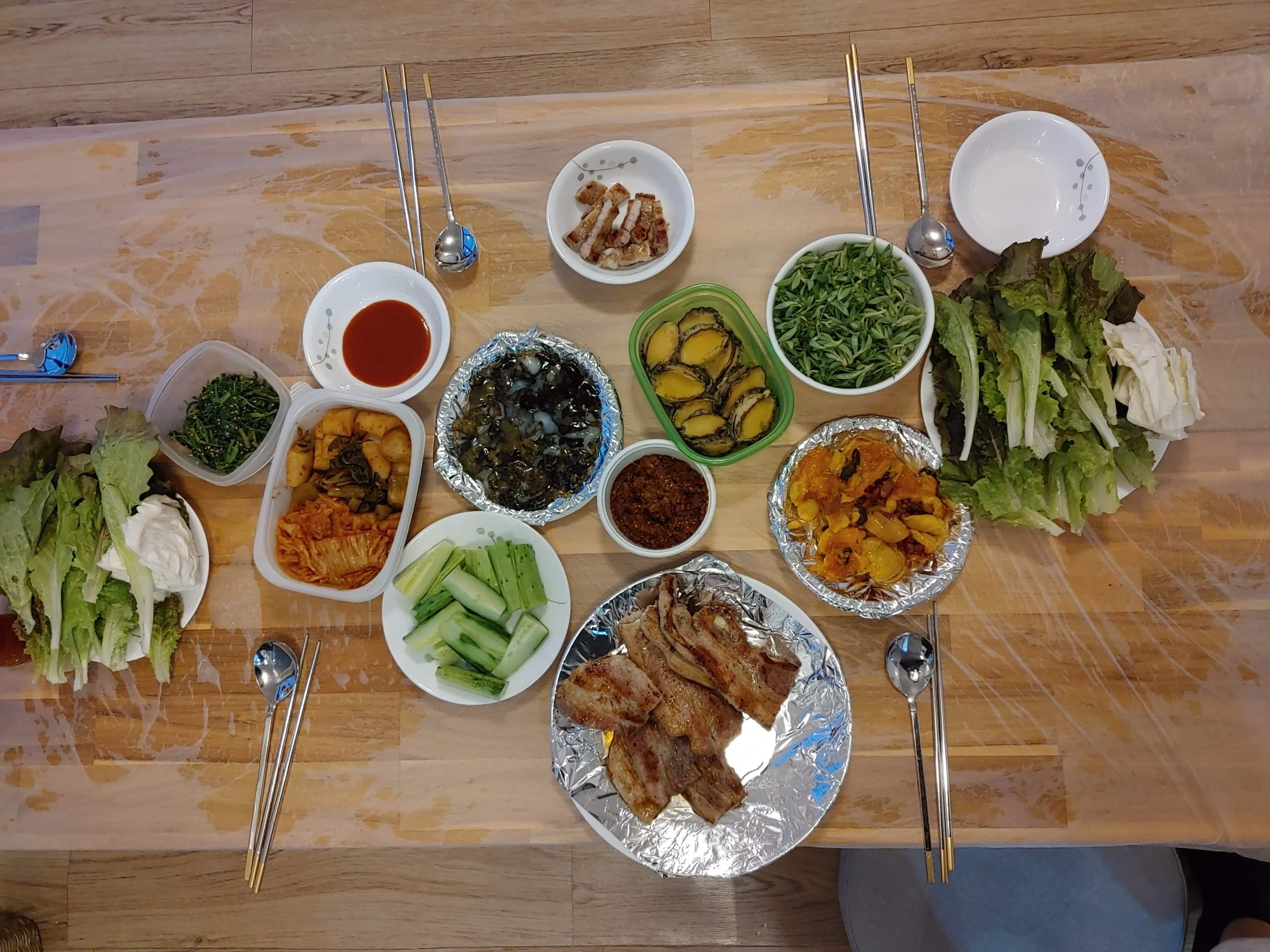 더_카이트21_펜션_카이트A_저녁상차림