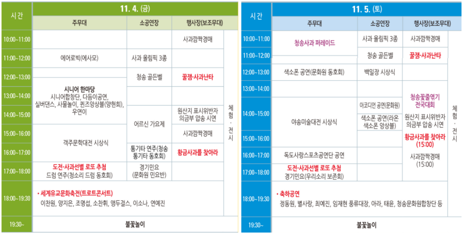 청송-사과축제