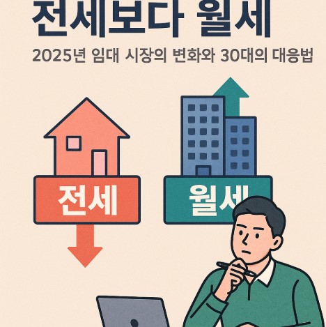 전세보다 월세? 2025년 임대 시장의 변화와 30대의 대응법