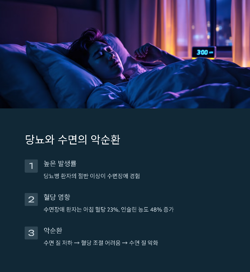 당뇨와 수면장애의 상관관계