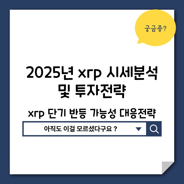 2025년 XRP 시세 분석
