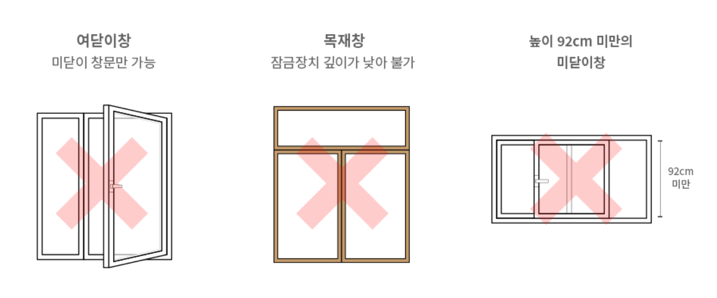 창문형 에어컨 설치 방법 브랜드별 설치 조건