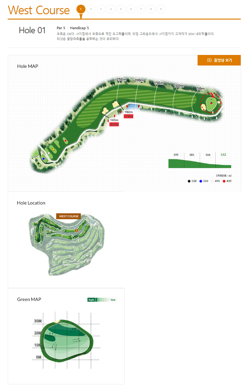 블루원 용인 CC 공략도 19