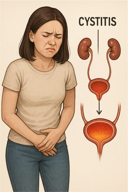 여름철 여성 방광염 관련 사진