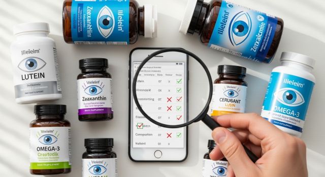 2026년 루테인 오메가3 영양제 가격 비교 이미지