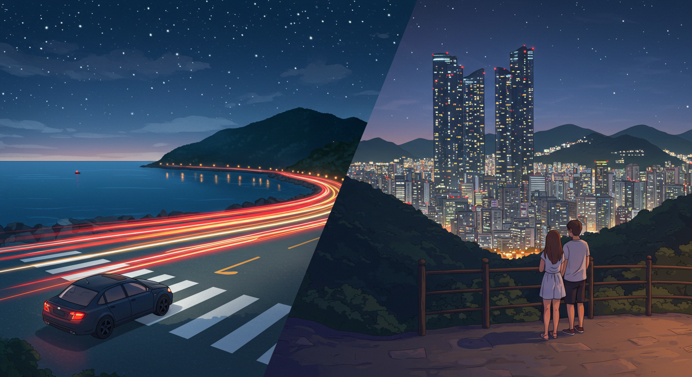 부산 여름밤 야경 드라이브 추천 코스