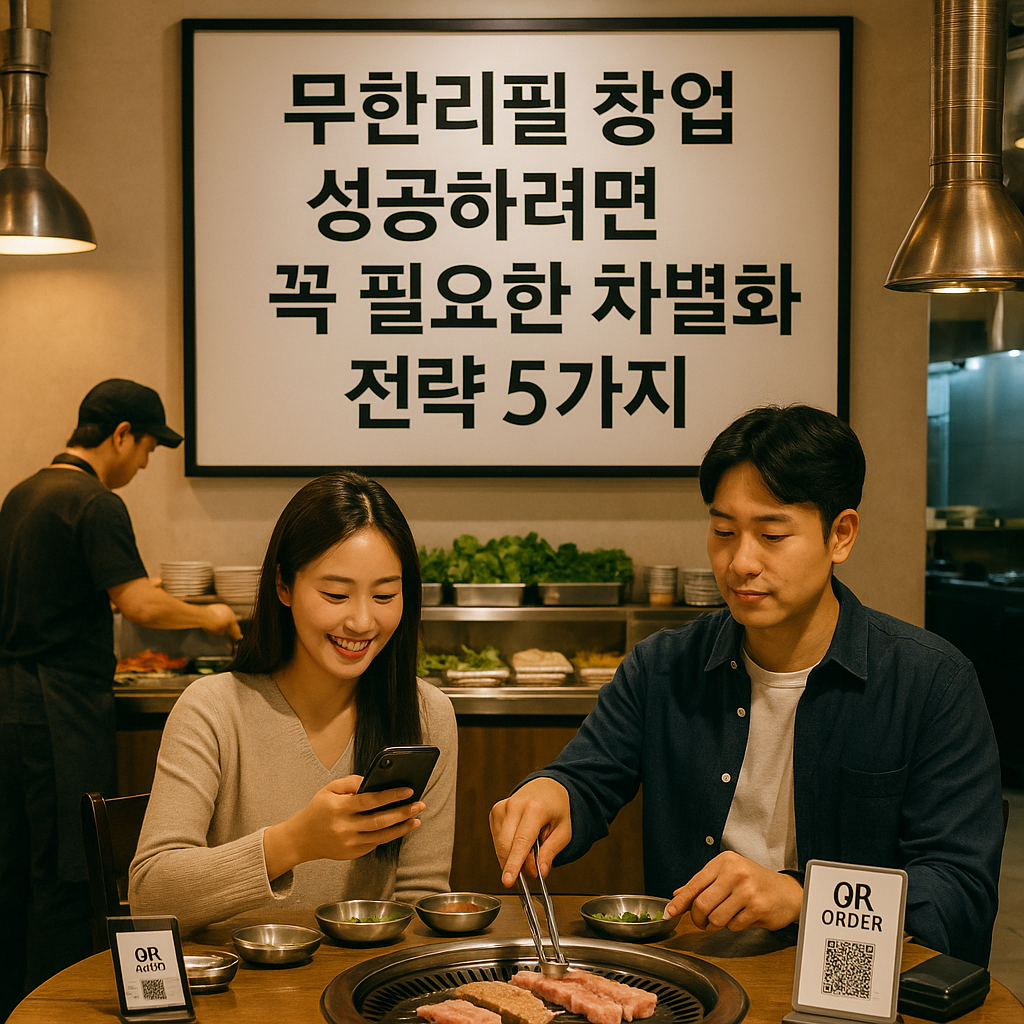 무한리필 창업 성공하려면 꼭 필요한 차별화 전략 5가지